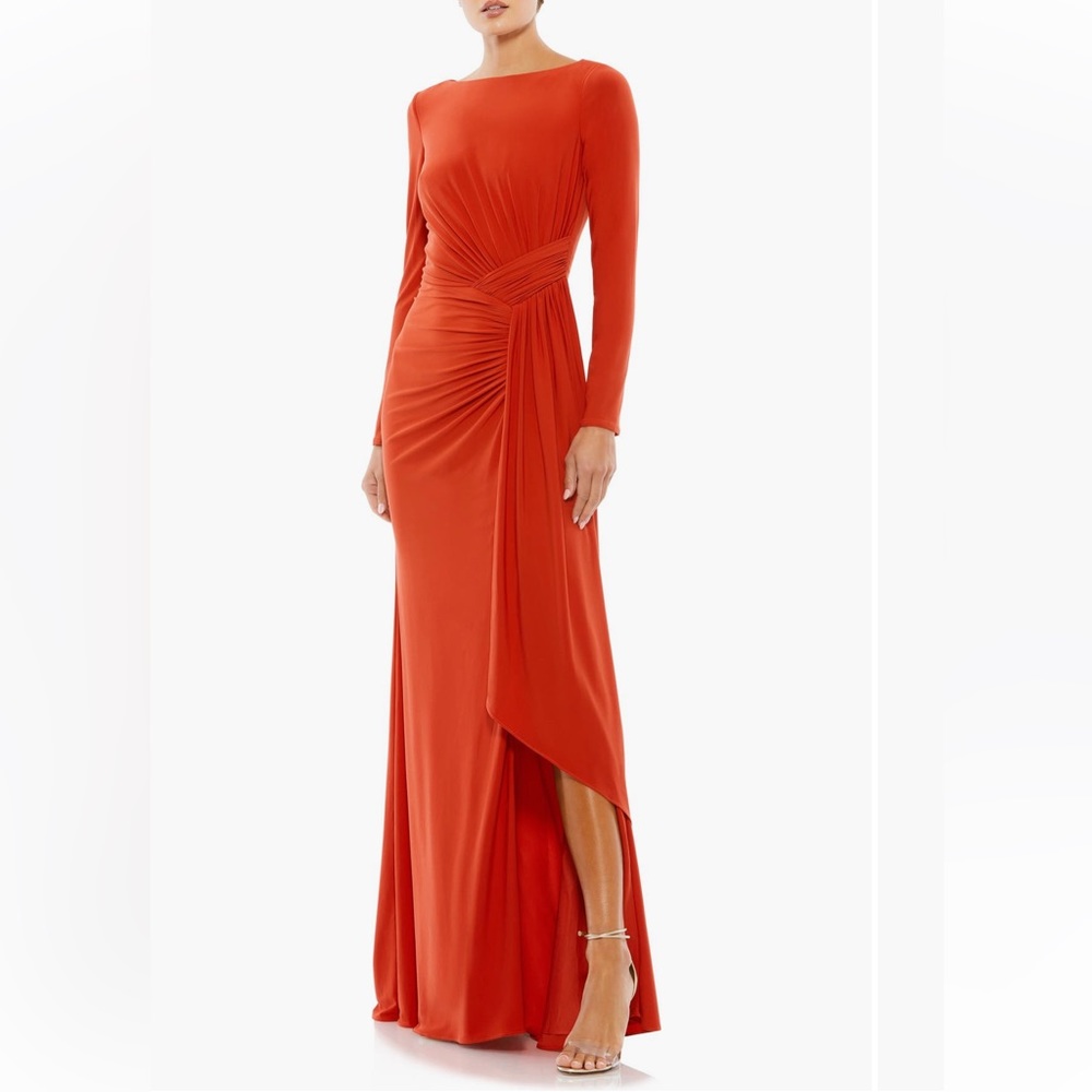 NWT Mac Duggal long sleeve evening gown size 12
